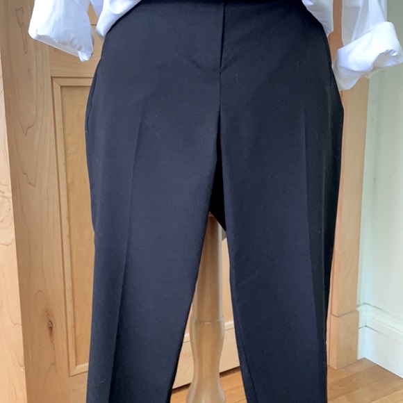 Top Shop Straight Leg Black Pants, Size 8 - Picture 2 of 14